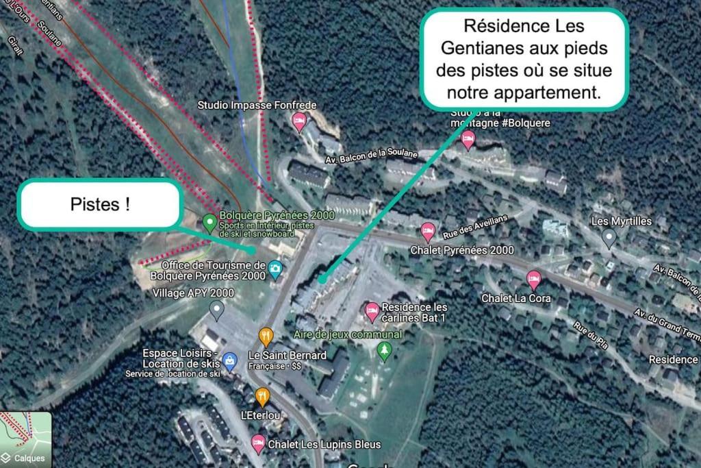 Apartament T2 Aux Pieds Des Pistes De P2000 Bolquère Zewnętrze zdjęcie